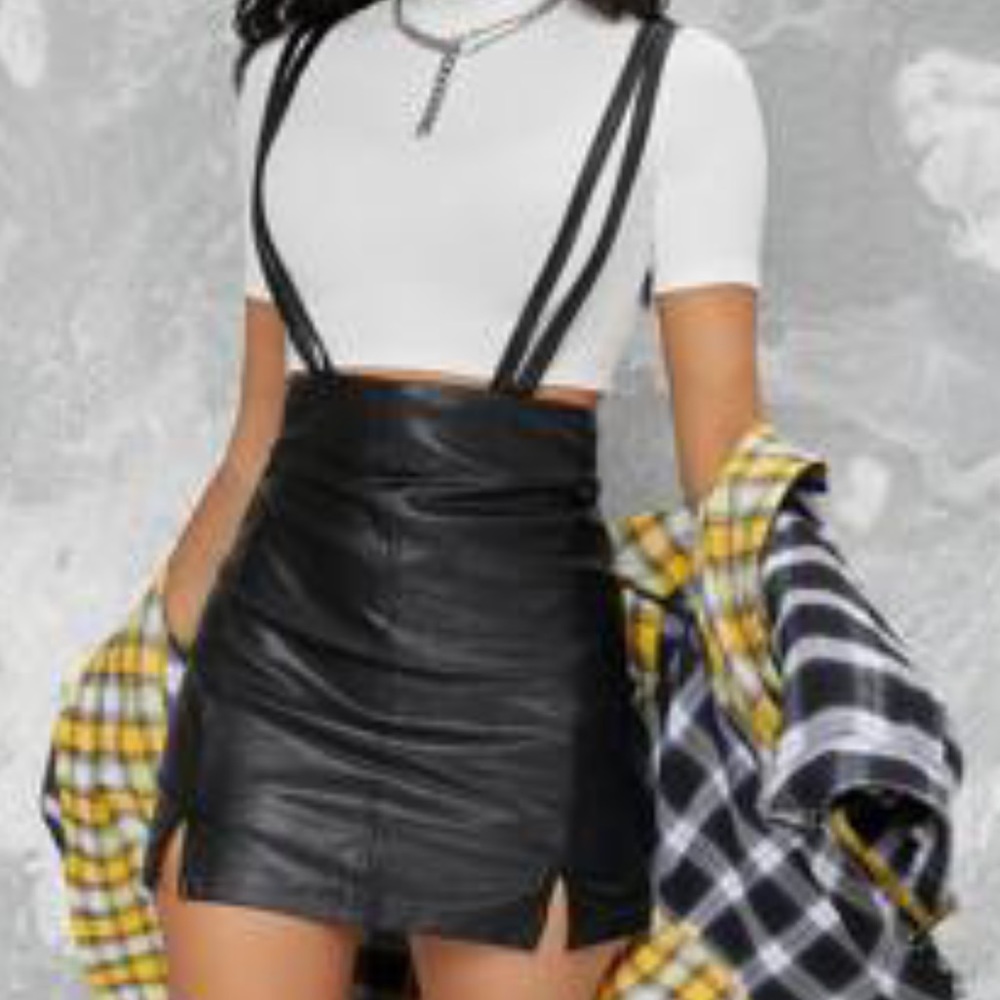 SHEIN Leather Dress